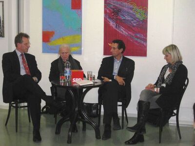 Diskussion mit Walter Bauer über Kultur