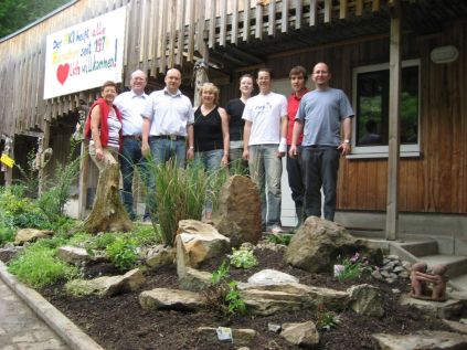 v. l.: Rosemarie Heidi, Jens Rudat, Frank Grafe, Gertrud Link, Laura Zellmer, Jens Zellmer, Philipp Schultheiß, Jörg Pauly
