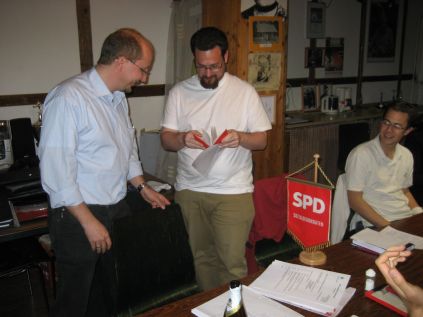 von links: Jörg Pauly, Hans Ulrich Kramer